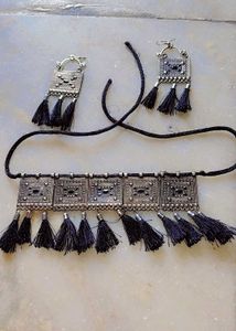 oxidised jwellery set 😇