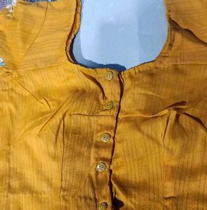 Orange Blouse