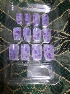 Reusable|Washable Korean Nails - Set Of 12
