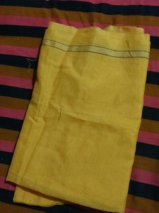 Yellow Handloom Duppatta Lightweight