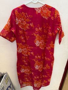 Vibrant Floral Print Kurta