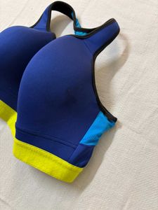 Zivame Blue &amp; Yellow Sports Bra