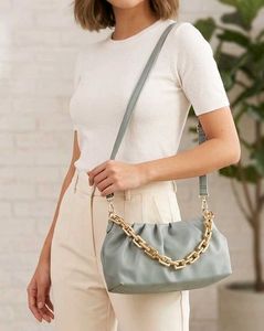 Cute gray sling bag for women
