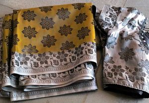 Elegant Olive Floral Saree
