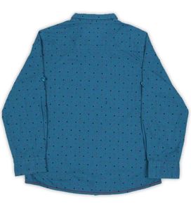 Boys Regular Fit Polka Print Casual Shirt