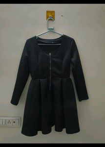 Chic Black Fit and Flare Dress
