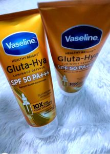 Pack Of 2 Vaseline Gluta-Hya SPF 50 Sunscreen