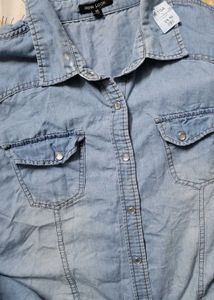 Classic Light Wash Denim Shirt