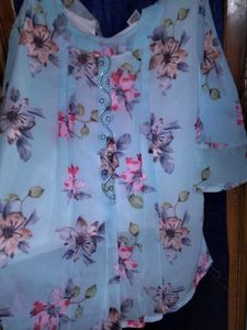 Beautiful Floral Print Dress for Girls