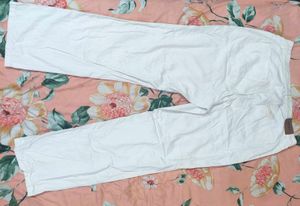 White Slimline straight Fit Brax Jeans