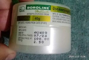 Boroline Skin Cream.