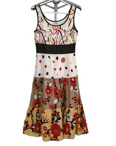 Vintage MOSCHINO Jeans Floral Midi Dress