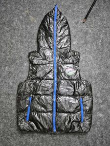 Stylish Padded Vest with Hood