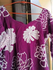 Vibrant Floral Print Kurta