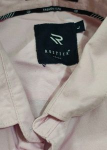 Raymond Light Pink Casual Shirt
