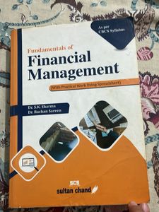 Fundamentals of Financial Management Book for BCOM