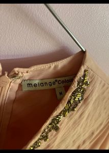 Melange Fit And Flared Dress