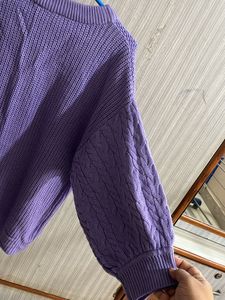 Lavender Sweater Top