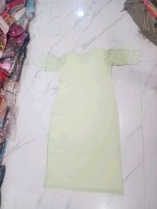 Elegant Mint Green Embroidered Kurta Set