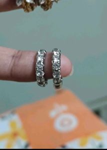 Sparkling Hoop Earrings