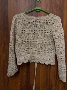 Crochet Knit Cardigan