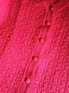 Vintage pink Knit Cardigan