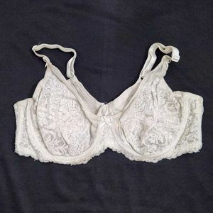 White Lace Bra