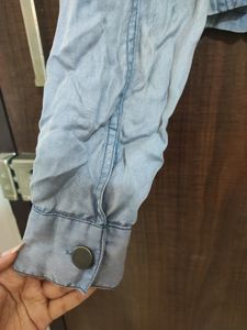 JACKET PATTERN CROP SHIRT