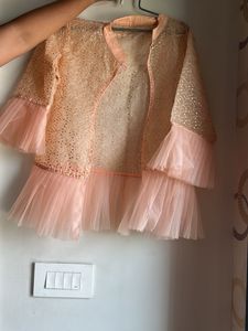 pink indo western