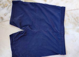Men's Comfortable Blue Sleep Shorts