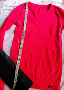 Pink Long Sleeve gym wear