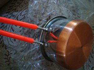 Stainless Steel &amp; Copper base milk pan