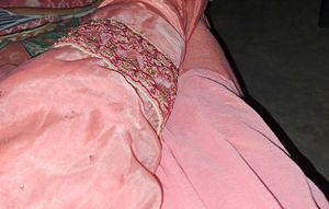 Peach Pink Organza Suit