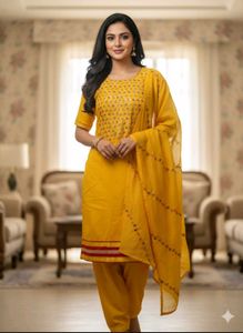 Yellow Salwar Suit