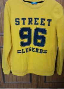 Boys Yellow "Street 96 Legend" Sweatshirt