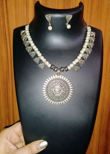 New Oxidised Jewellery Set