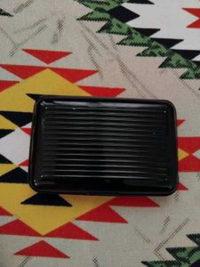 Sleek Black Card Holder