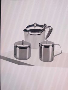 Serving TeaPot with  Milk pot & Su