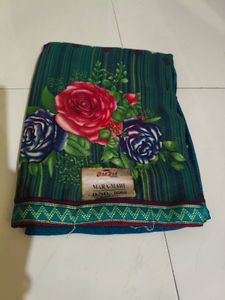 Beautiful Floral Print Saree