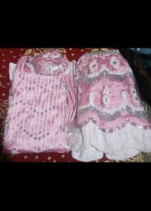 Pink Embellished Lehenga Choli Set
