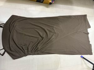 Stylish Ruched Wrap Midi Dress
