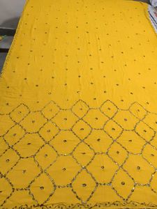 vintage Mukesh Hand work saree