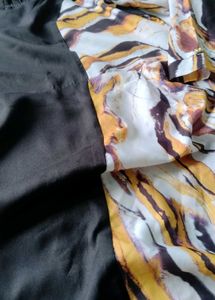 Stylish Abstract Print Dress