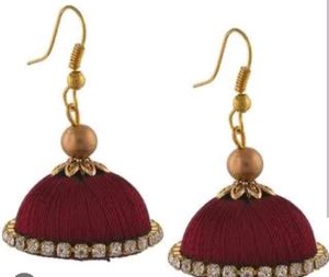 Silk Thread Jhumka
