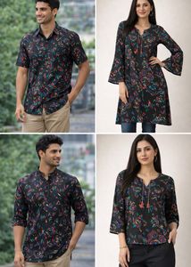 Smart and Vibrant Unisex Unstiched Fabric Style 6