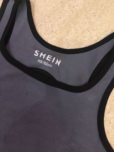 Women's Grey Sports Bra Crop Top