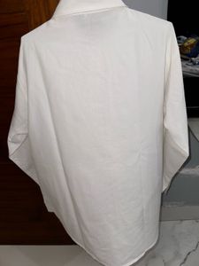 Classic White Button-Up Shirt