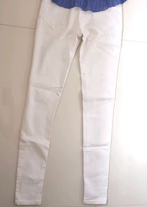Combo Outfit Top And White Jeans