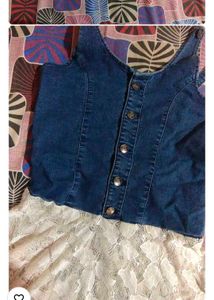 Denim &amp; Lace Combo Dress