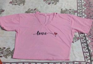 Cute Pink Love Heart T-Shirt
